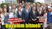 CHP İzmir'den 19 Mayıs töreni... Tugay: 'Üzerimize yaratılmış bu zulüm bitmeli'