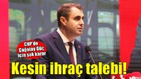 CHP'de Çağatay Güç için kesin ihraç talebi!