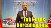 CHP'li Aslanoğlu'dan Saygılı'ya İzmir Körfezi yanıtı... ''23 yıldır neden bir kuruş harcamadınız?''