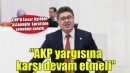 CHP'li Aytekin: 'AKP yargısına karşı Aslanoğlu başkan kalmalı'