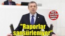 CHP'li Türeli: Sayıştay rapoarları sansürleniyor