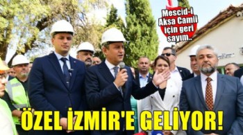 CHP lideri Özel İzmir'e geliyor!