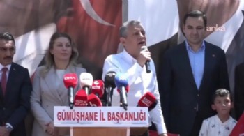 CHP lideri Özgür Özel Gümüşhane'de konuştu: Yenilenen seçimler için 'butlan' uyarısı