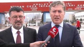 CHP’li Emir ve Ağbaba, cezaevinde Tanju Özcan’ı ziyaret etti