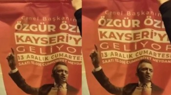 CHP’nin 75. mitingi öncesi afişler indirildi!