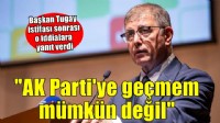 Cemil Tugay'dan o iddialara yanıt: 'AK Parti'ye geçmem mümkün değil'