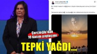 Çerçioğlu'nun 10 Kasım paylaşımına tepki yağdı