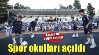 Çeşme Belediye Spor Yaz Spor Okulları kapılarını açtı