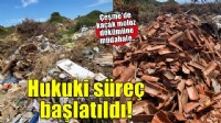 Çeşme'de kaçak moloz dökümü için hukuki süreç başlatıldı!