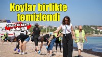 Çeşme’de aynı gün iki ayrı noktada çevre seferberliği