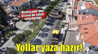 Çeşme’nin yolları yaza hazırlanıyor