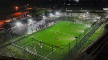 Çeştepe Halı Saha'da örnek mücadele