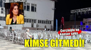 Çeştepe’de Çerçioğlu protestosu: Konser boş kaldı