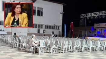 Çeştepe’de Çerçioğlu protestosu: Konser boş kaldı