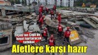 Çiğli Arama Kurtarma Ekibi (ÇAK) afetlere karşı hazır