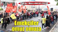 Çiğli’de 1 Mayıs Coşkusu: Başkan Yıldız Emekçilerle Omuz Omuza