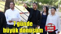 Çiğli’de 7 günde yoğun mesai