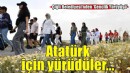 Çiğli’de gençlik Atatürk için yürüdü