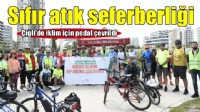 Çiğli’de iklim mesajı: Bisiklet turu ve çevre temizliği