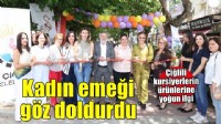 Çiğli’de kadınların el emeği sergisi göz doldurdu