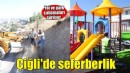 Çiğli’de yol ve park çalışmaları hız kesmeden sürüyor
