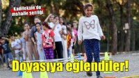 Çocuklar Kadifekale’de doyasıya eğlendi