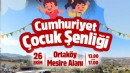 Cumhuriyet coşkusuna özel çocuk şenliği