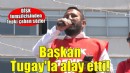 DİSK Temsilcisi Başkan Tugay'la alay etti..