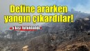 Define ararken yangın çıkaran 5 kişi tutuklandı