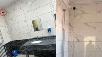 Devlet okulu tuvaletinden kamera çıktı!