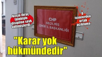 Disipline sevk edilen başkanlardan ortak açıklama...