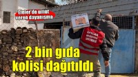 Efeler'de 2 bin gıda kolisi dağıtıldı