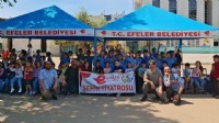 Efeler'in sanatçıları çocuklar için sahneye çıktı