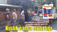 Efes Selçuk'ta kışlık salça hazırlıkları başlıyor