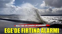 Ege Denizi'nin kuzeyi için 'fırtına' uyarısı