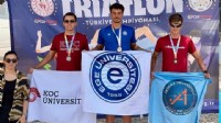Egeli triatloncu Taha şampiyon oldu