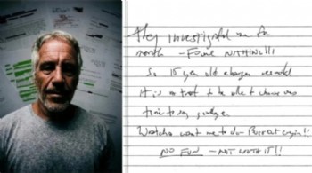 Epstein'ın 'intihar notu' ortaya çıktı