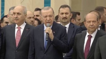 Erdoğan, KKTC'de: Kardeşliğimizi bozmaya, bu topraklara nefret tohumları ekmeye çalışanlar başarılı olamayacak