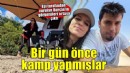 Eşi tarafından vurulan Burçin'den geriye kamp görüntüleri kaldı