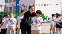 Eski milli tenisçi, ilkokul öğrencilerine ilham oldu