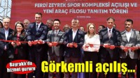 Ferdi Zeyrek Spor Kompleksi’ne görkemli açılış…  Tugay: 'Bayraklı hakkını alacak'
