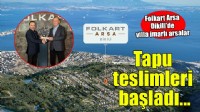 Folkart Arsa Dikili'de müstakil villa imarlı tapu teslimleri başladı