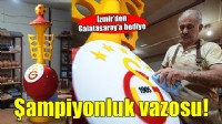 Galatasaray'a İzmir'den 3 metrelik şampiyonluk vazosu!