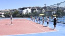 Geleceğin tenisçileri Kuşadası'nda yetişiyor