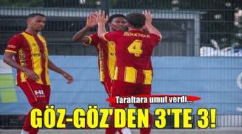 Göztepe 3'te 3 yaptı