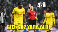 Göztepe Beşiktaş deplasmanında dağıldı
