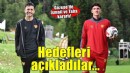 Göztepe'de kaptan İsmail ve Taha hedefe odaklandı