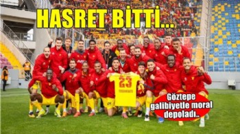 Göztepe'nin hasreti bitti