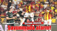 Göztepe'nin savunması alarm verdi