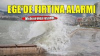 Güney Ege'de 'fırtına' uyarısı